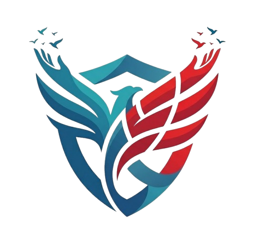 Libre GRP Logo - Stylized Phoenix and Shield